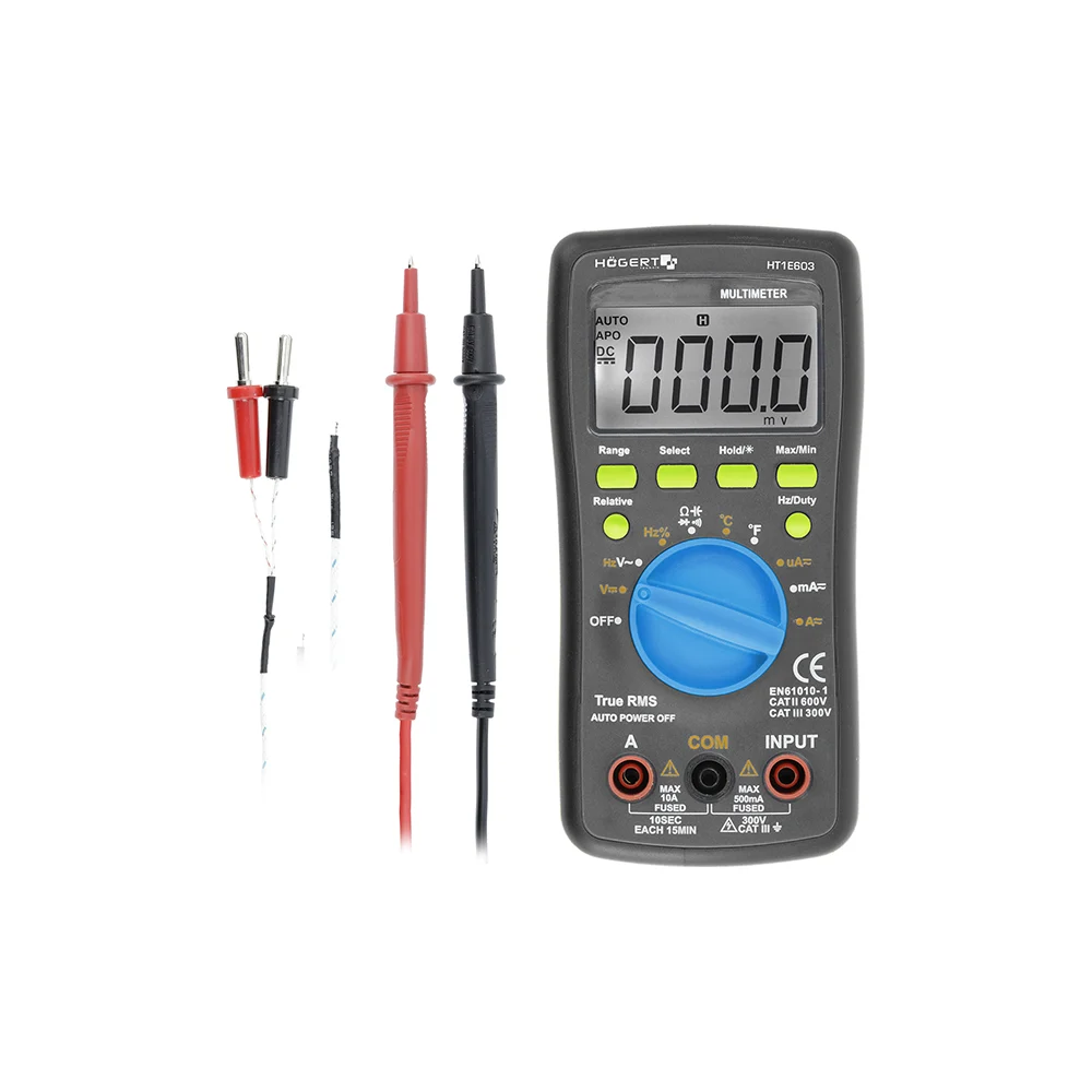 Цифровой мультиметр HOEGERT TECHNIK HT1E603