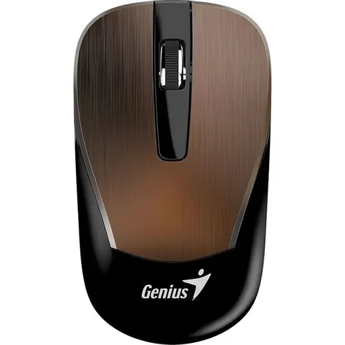 Мышь беспроводная Genius ECO-8015, радио, оптическая, USB, 1200dpi, коричневый [31030047403]