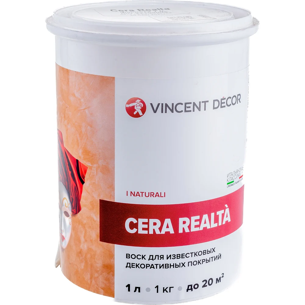Защитный воск для венецианской штукатурки VINCENT DECOR 1л 404-133