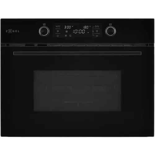 Духовой шкаф электрический ZUGEL ZOE609B, 44л, дверца с 3 стеклами, черный