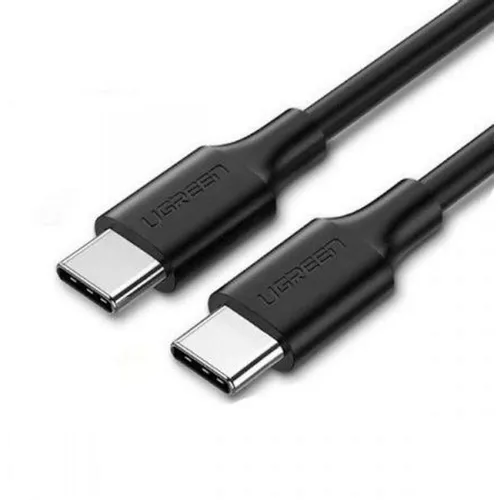 Кабель UGREEN 50996, USB Type-C (m) - USB Type-C (m), 0.5м, 3A, черный
