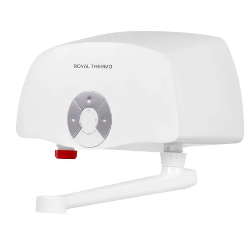 Водонагреватель ROYAL THERMO Smartfix T, проточный, 3.5кВт, кран, белый [нс-1588903]