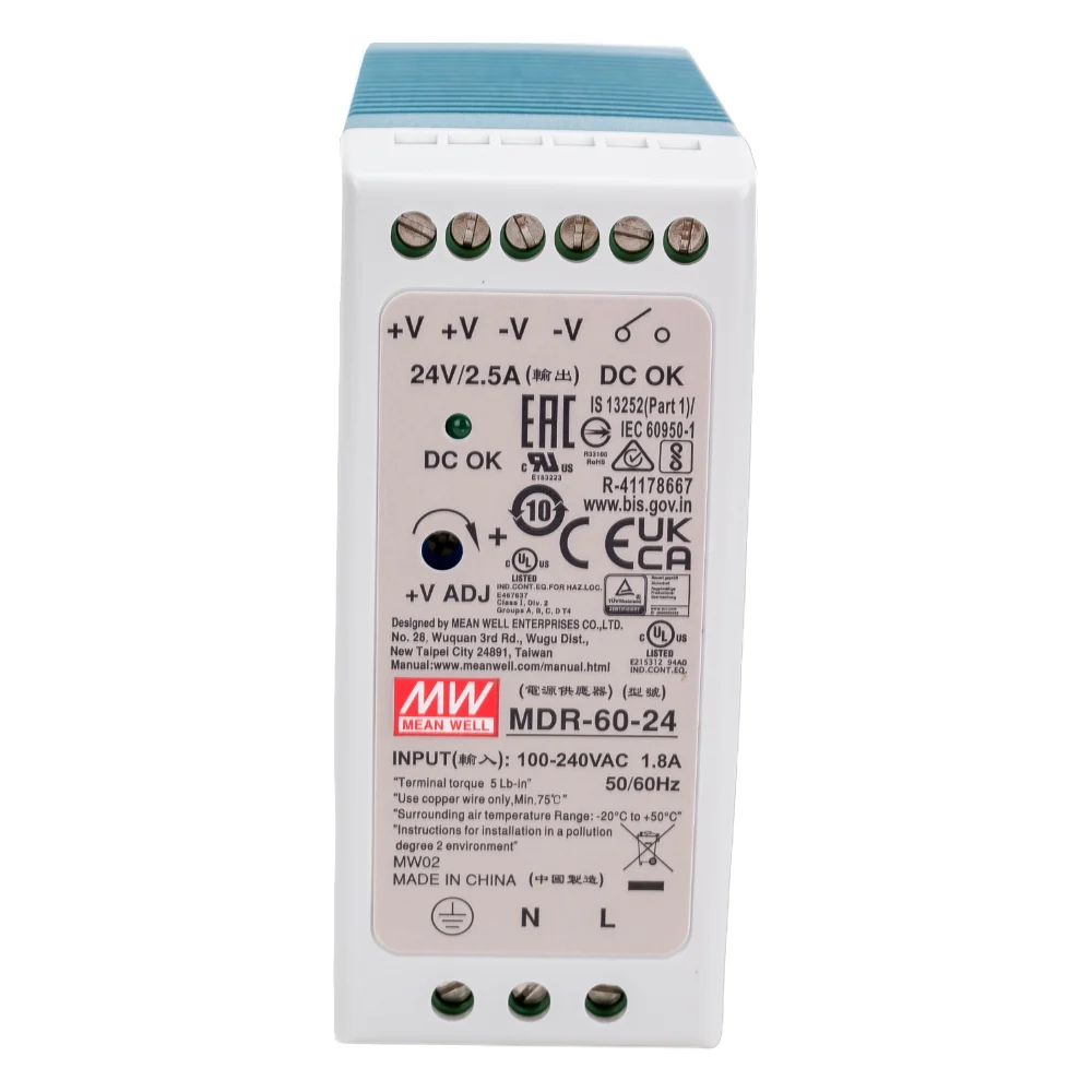 Источник питания Mean Well MDR-60-24 Т00252360