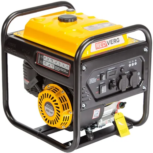 Бензиновый генератор REDVERG RD-IG3800H-O, 220 В, 3.8кВт [rd-ig3800h-о]