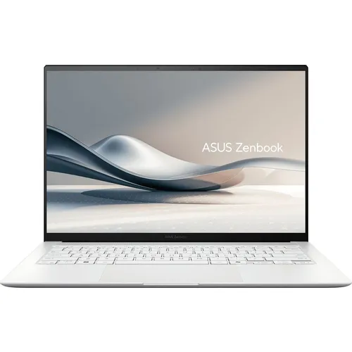 Ноутбук ASUS Zenbook S 14 OLED UX5406SA-PV058W, 14", 2024, OLED, Intel Core Ultra 7 258V 2.2ГГц, 8-ядерный, 32ГБ LPDDR5x, 1ТБ SSD, Intel Arc 140V, Windows 11 Home, белый [90nb14f2-m002f0]