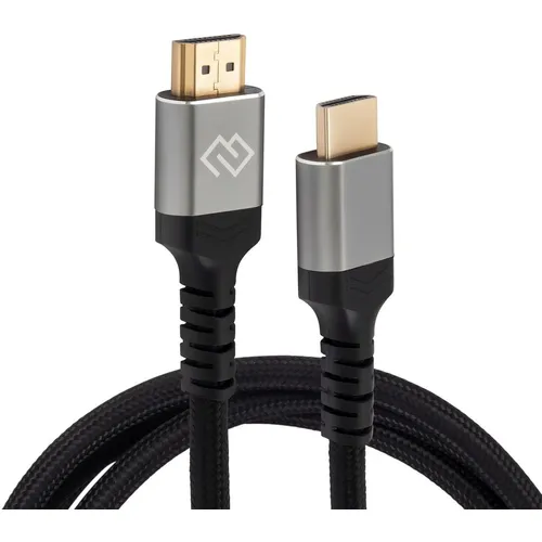Кабель аудио-видео Digma HDMI (m) - HDMI (m), ver 2.1, 1.5м, GOLD, ф/фильтр, черный [d-hdmi-2ff-v2.1-1.5m]