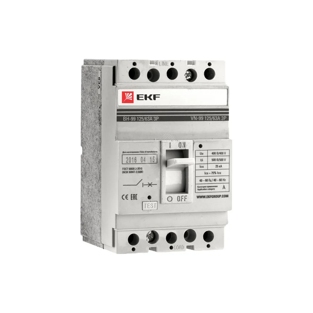 Выключатель нагрузки EKF ВН-99 PROxima sl99-400-400