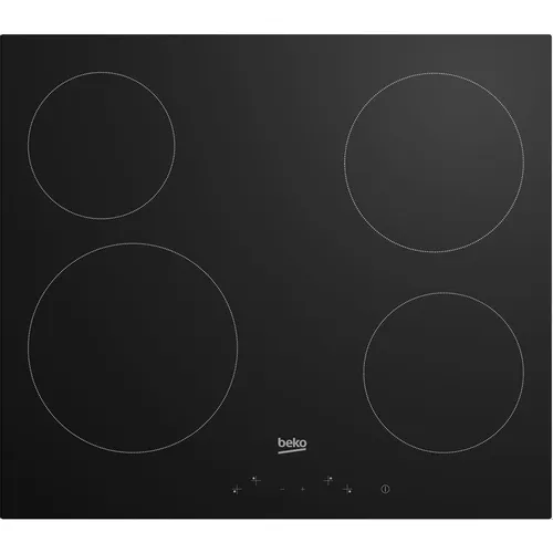 Электрическая варочная поверхность Beko HIC64401, конфорок: 4 шт., стеклокерамика, независимая, черный