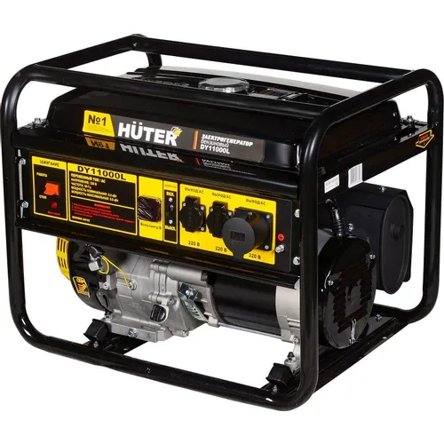 Бензиновый генератор Huter DY11000L, 220 В, 9кВт [64/1/71]