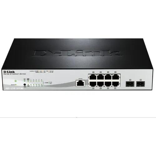 Коммутатор D-Link DGS-1210-10P/ME/A1A, управляемый