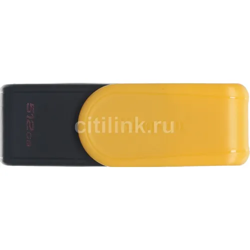 Флешка USB Kingston DataTraveler Exodia S 512ГБ, USB3.0, желтый и черный [dtxs/512gb]