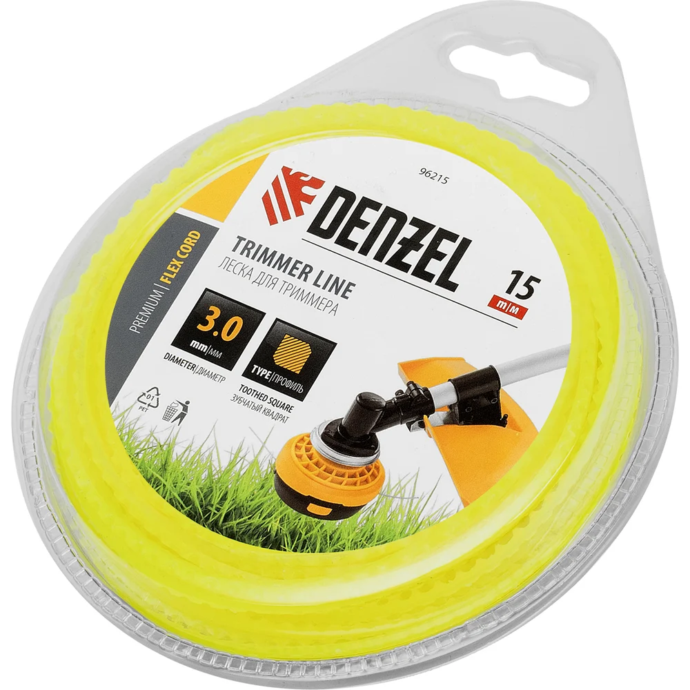 Леска для триммера Denzel FLEX CORD 96215