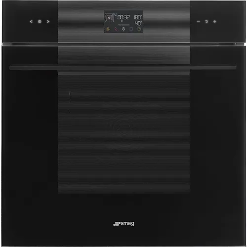 Духовой шкаф электрический SMEG Linea SOP6102S2PB3, 68л, дверца с 4 стеклами, черный