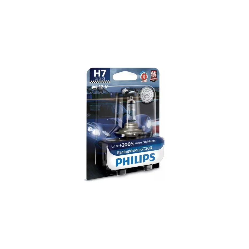 Автолампа PHILIPS Racing Vision GT200 12972RGTB1