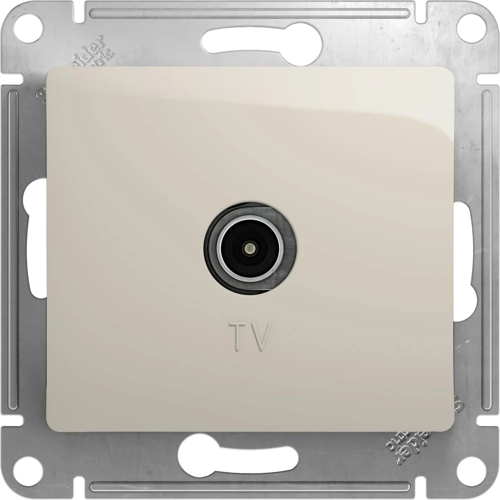 Оконечная tv розетка Systeme Electric Glossa GSL000991