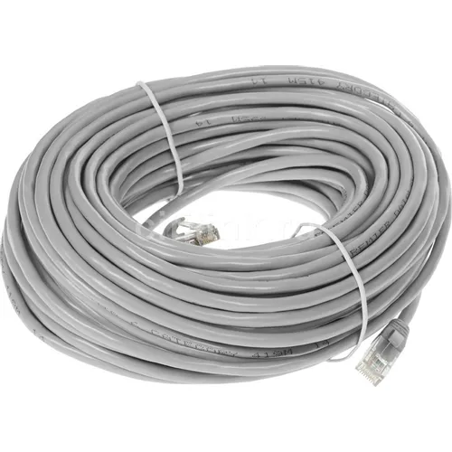 Патч-корд PREMIER UTP, кат.6, 30м, 4 пары, 24AWG, алюминий омедненный, многожильный, серый