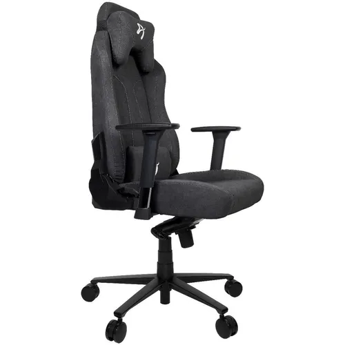 Кресло игровое AROZZI Vernazza Soft Fabric, ткань, до 145кг, регулируемые 3D подлокотники, темно-серый
