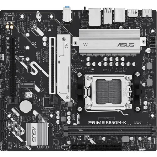 Материнская плата ASUS PRIME B850M-K, Socket AM5, AMD B850, mATX, Ret
