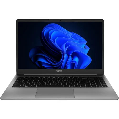 Ноутбук TECNO MegaBook K15SFA, 15.6", IPS, AMD Ryzen 5 7535HS 3.3ГГц, 6-ядерный, 16ГБ LPDDR5, 1ТБ SSD, AMD Radeon 660M, Windows 11 Home, серый [71005000403]