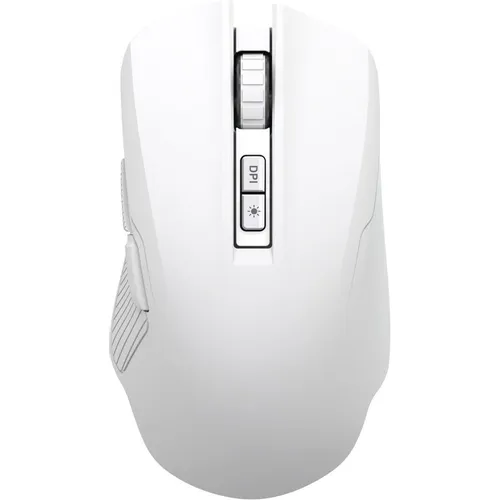 Мышь беспроводная Defender Whisper, игровая, Bluetooth/Радио, оптическая, USB, USB-C, 7200dpi, белый [52208]