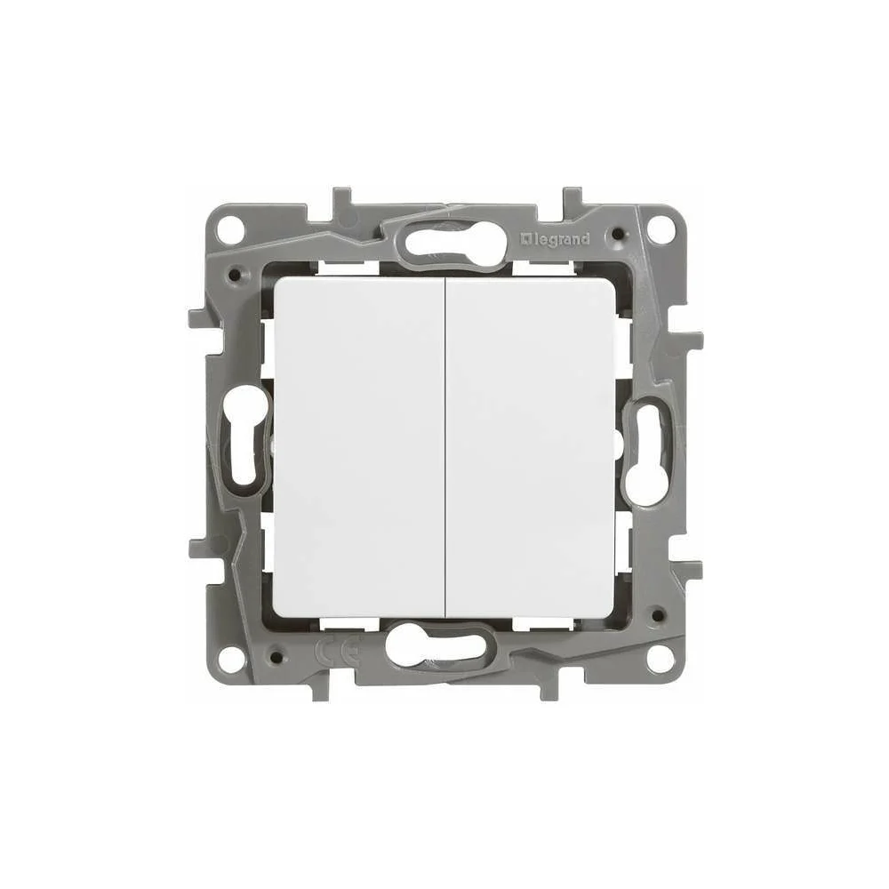 Двухклавишный переключатель Legrand Etika 672212 1066885