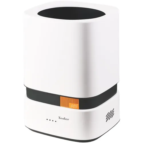 Ведро для мусора TESLER PB-1521, 15л, пластик, квадратная, белый