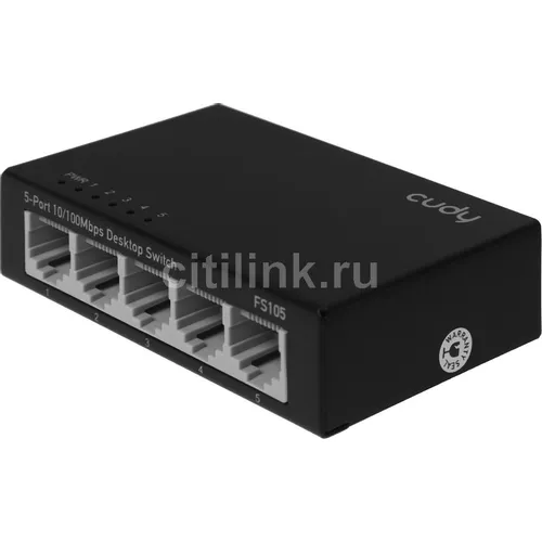 Коммутатор CUDY FS105, неуправляемый