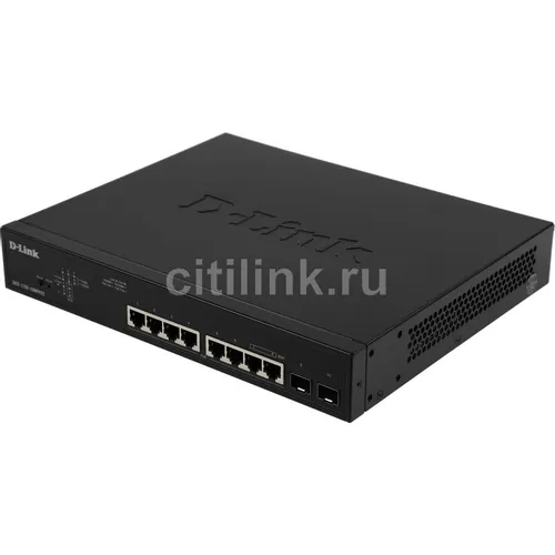 Коммутатор D-Link DGS-1100-10MPPV2/A, настраиваемый
