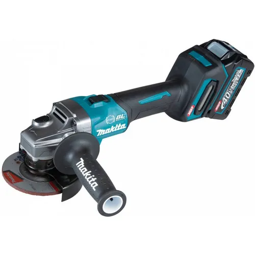 Угловая шлифмашина Makita GA004GM201, аккумуляторная, с 2 АКБ