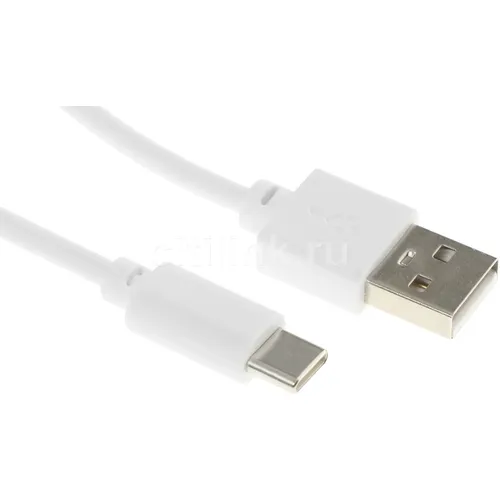 Кабель USB Type-C (m) - USB (m), 3м, 2A, белый