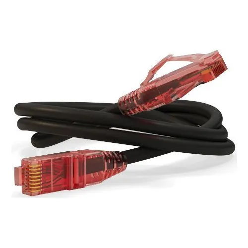Патч-корд Hyperline PC-LPM-UTP-RJ45-RJ45-C5e-10M-LSZH-BK, вилка RJ-45, вилка RJ-45, кат.5E, LSZH, 10м, черный