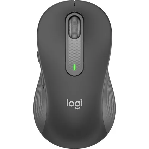 Мышь беспроводная Logitech M650 Large, Bluetooth/Радио, оптическая, USB, 4000dpi, графитовый [910-006388]