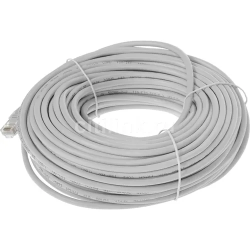 Патч-корд LanMaster вилка RJ-45, вилка RJ-45, кат.5E, ПВХ, 30м, серый [twt-45-45-30-gy]