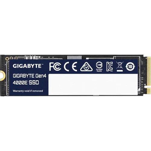 SSD накопитель Gigabyte 4000E 500ГБ, M.2 2280, PCIe 4.0 x4, NVMe, M.2 [g440e500g]