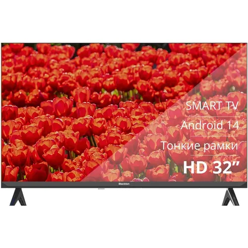 32" Телевизор BLACKTON Bt 32FS02B HD, СМАРТ ТВ, Android, черный