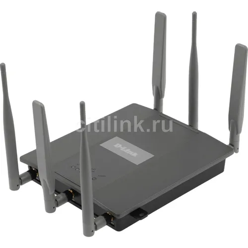 Точка доступа D-Link DAP-2695/RU/A1A, AC1750, 2.4/5ГГц, 2xRJ45, серый