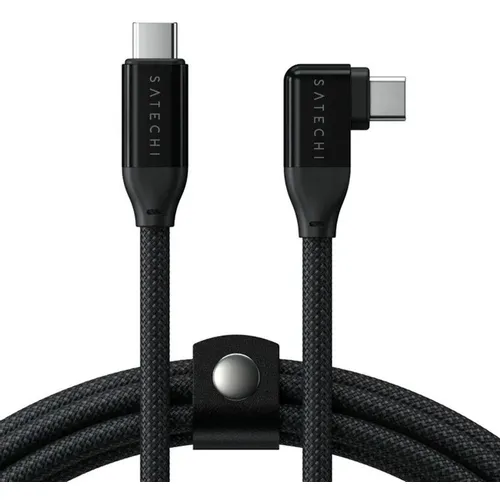 Кабель SATECHI AP-YCR100K, USB Type-C (m) - USB Type-C (m), 1м, черный