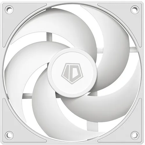 Вентилятор ID-COOLING AS-120-W 120мм, 4-pin, 2000об/мин, 27.2 дБ, белый, Ret