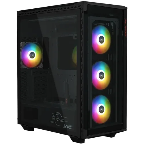 Корпус E-ATX XPG Battlecruiser Ii St, Midi-Tower, без БП, черный [battlecruiseriist-bkcww]