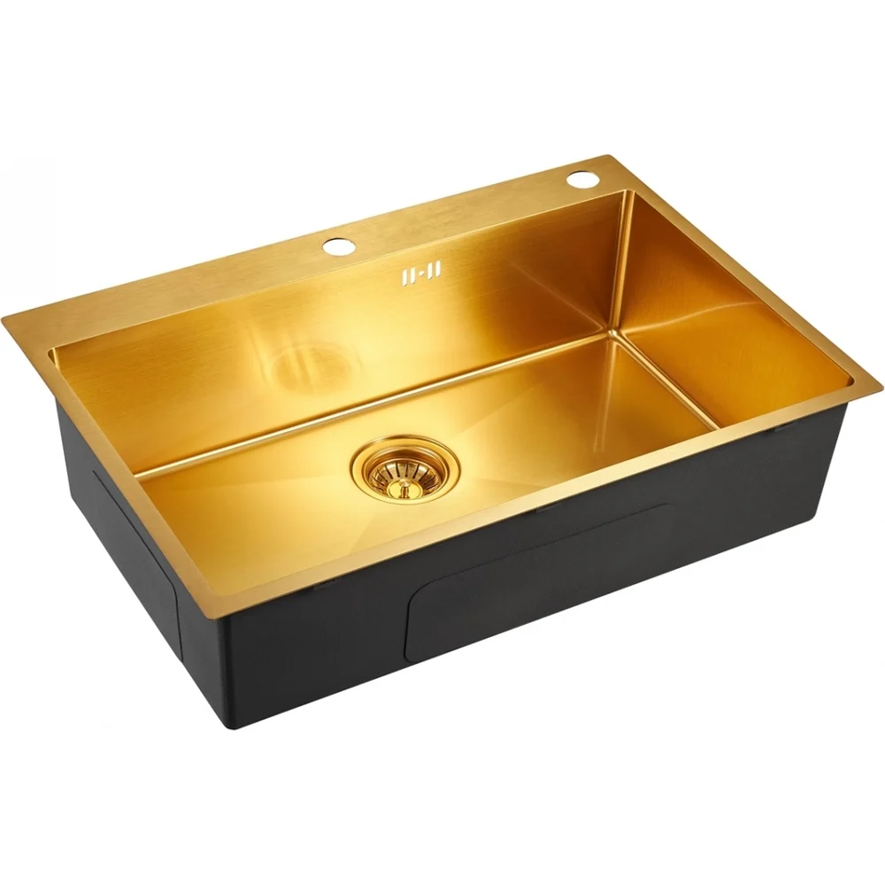 Мойка универсального монтажа EMAR EMB-125A PVD Nano Golden