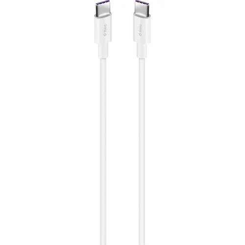 Кабель TTEC 2DK48B, USB Type-C (m) - USB Type-C (m), 3м, белый