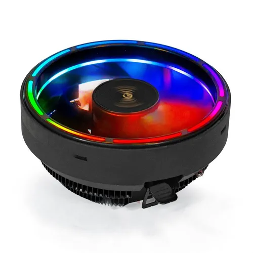Устройство охлаждения (кулер) EXEGATE EE126A-RGB, 3-pin, RGB, 120мм, черный, retail [ex286155rus]