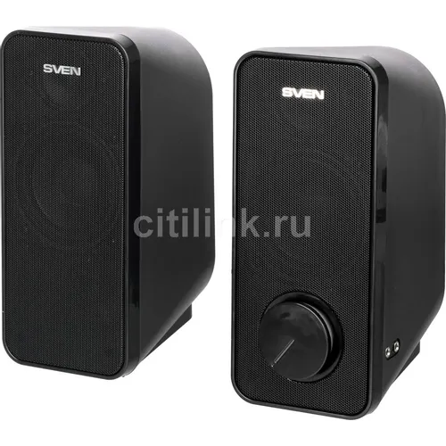 Колонки Sven 470, 2.0, черный [sv-016326]