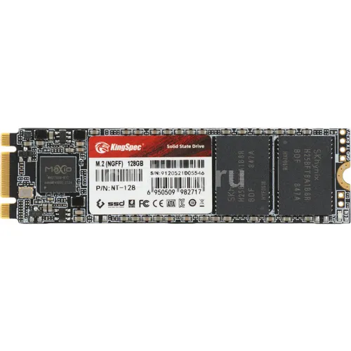 SSD накопитель KINGSPEC NT-128 128ГБ, M.2 2280, SATA III, M.2