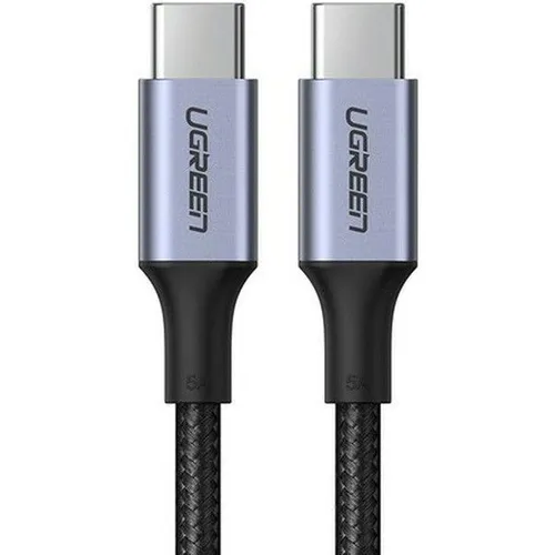 Кабель UGREEN US316, USB Type-C (m) - USB Type-C (m), 3м, 5A, черный [90120]