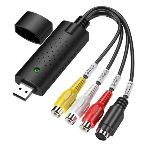 Адаптер аудио-видео PREMIER 5-990, 3хRCA (f) - USB, черный