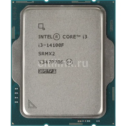 Процессор Intel Core i3 14100F, LGA 1700, OEM [cm8071505092207 srmx2]
