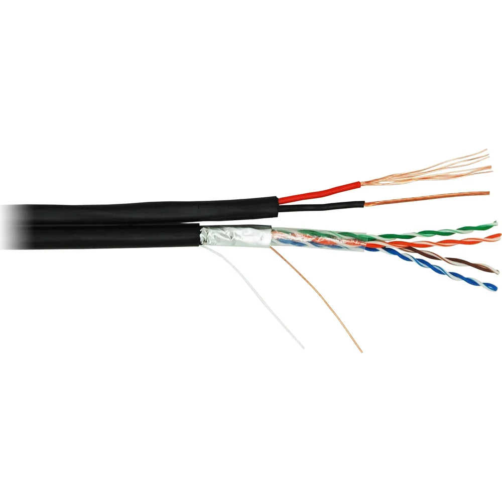 Кабель NETLAN EC-UF004-5E-PC075-PE-BK