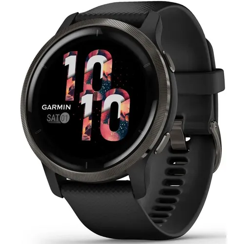 Смарт-часы Garmin Venu 2, 33мм, 1.3", черный
