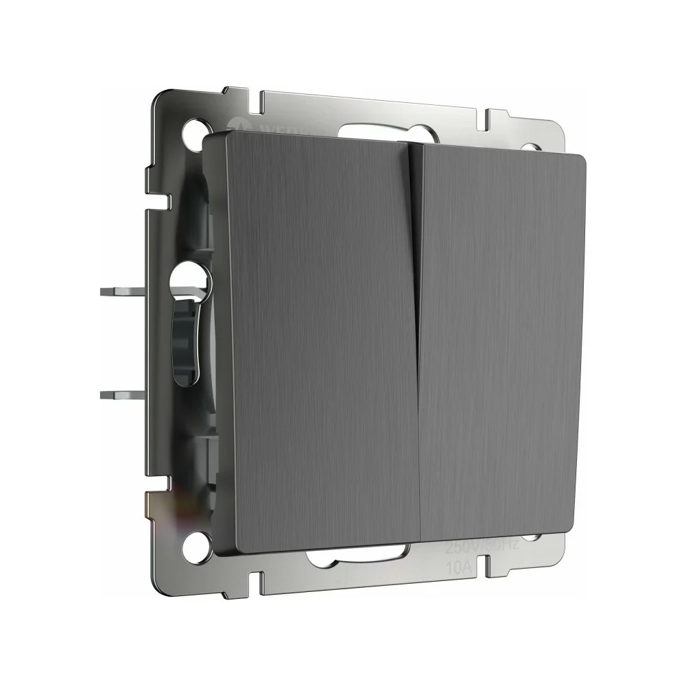 Проходной двухклавишный выключатель WERKEL W1122004 a050760
